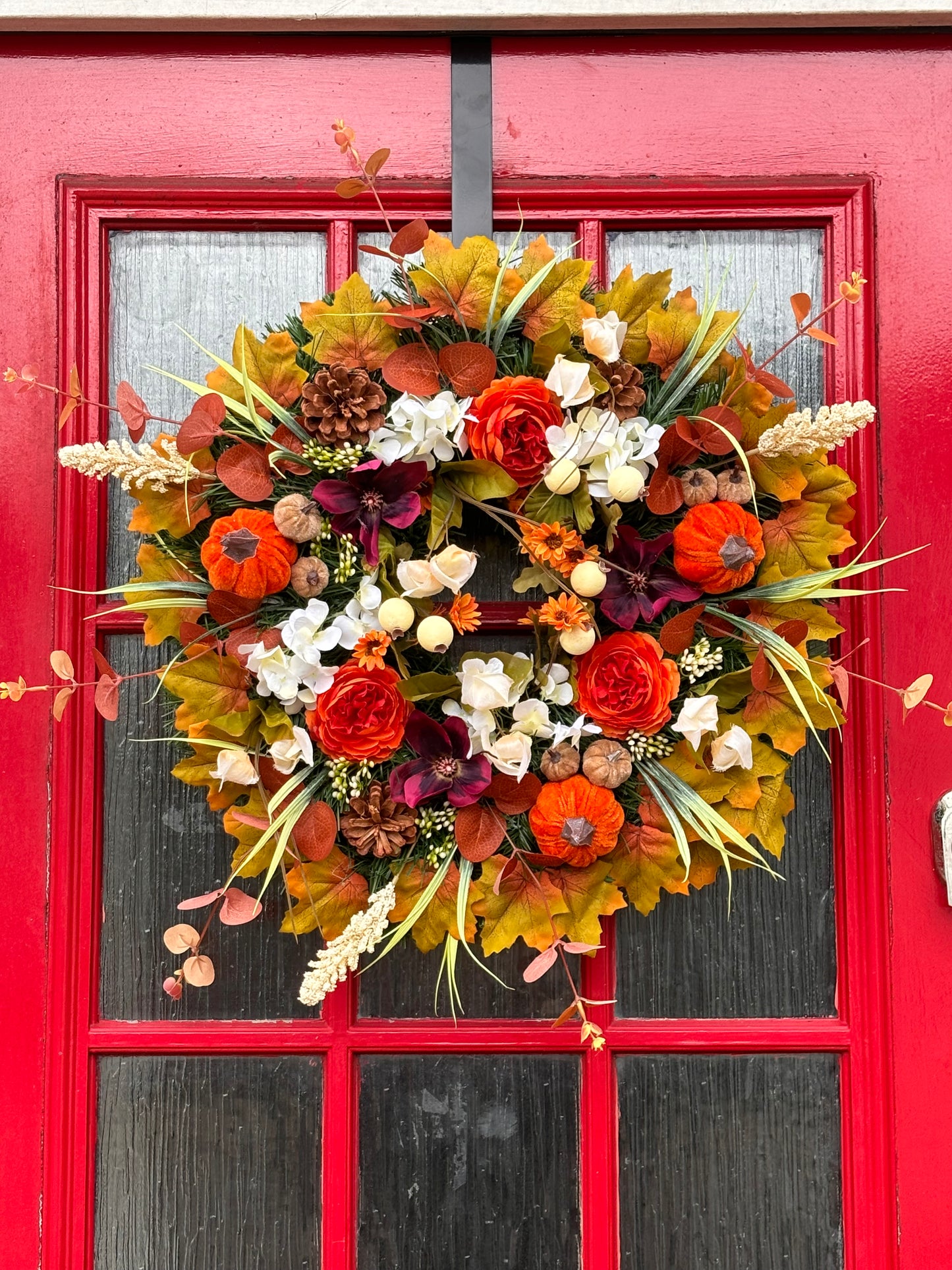 Pumpkin wreath