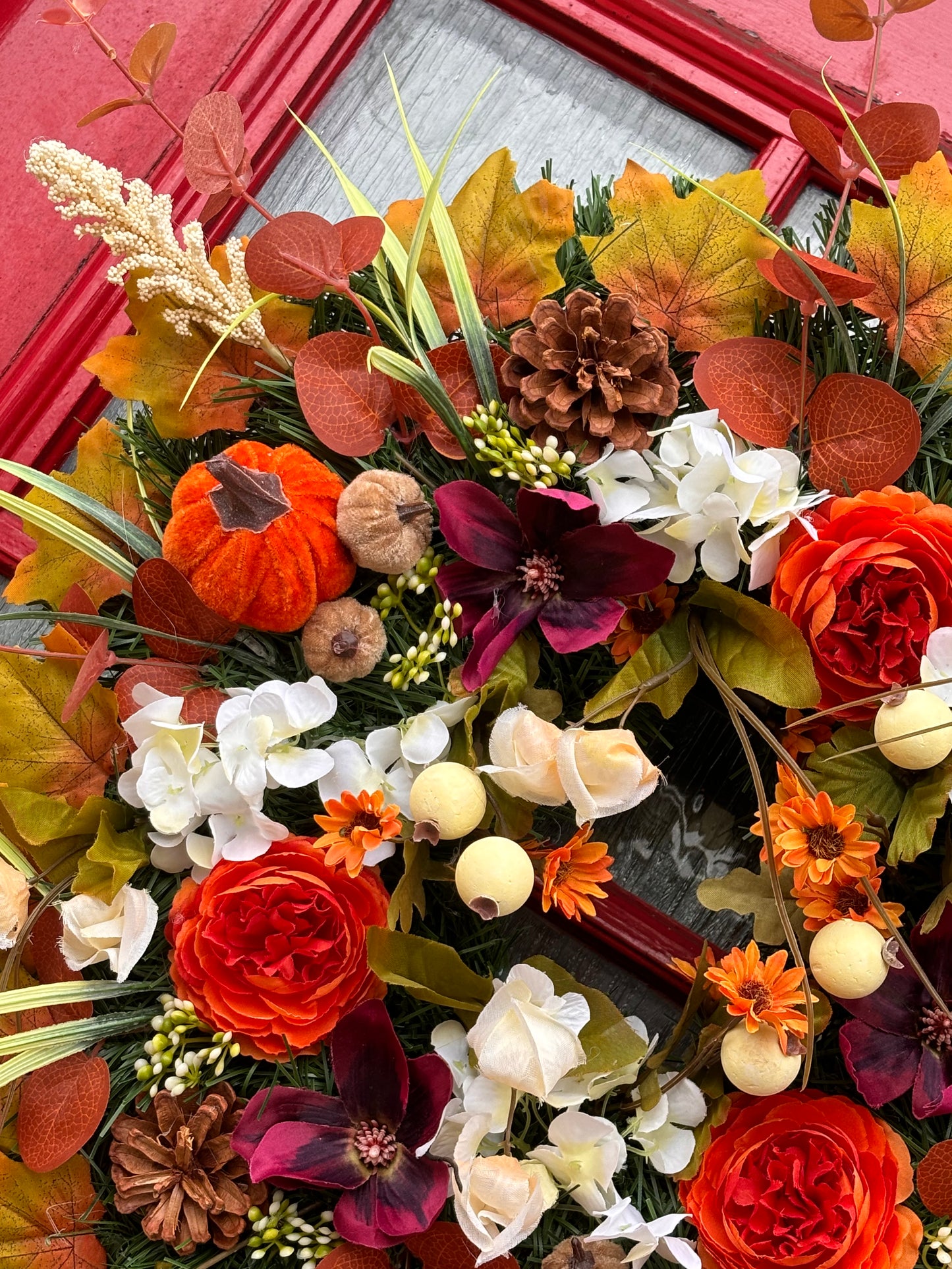 Pumpkin wreath