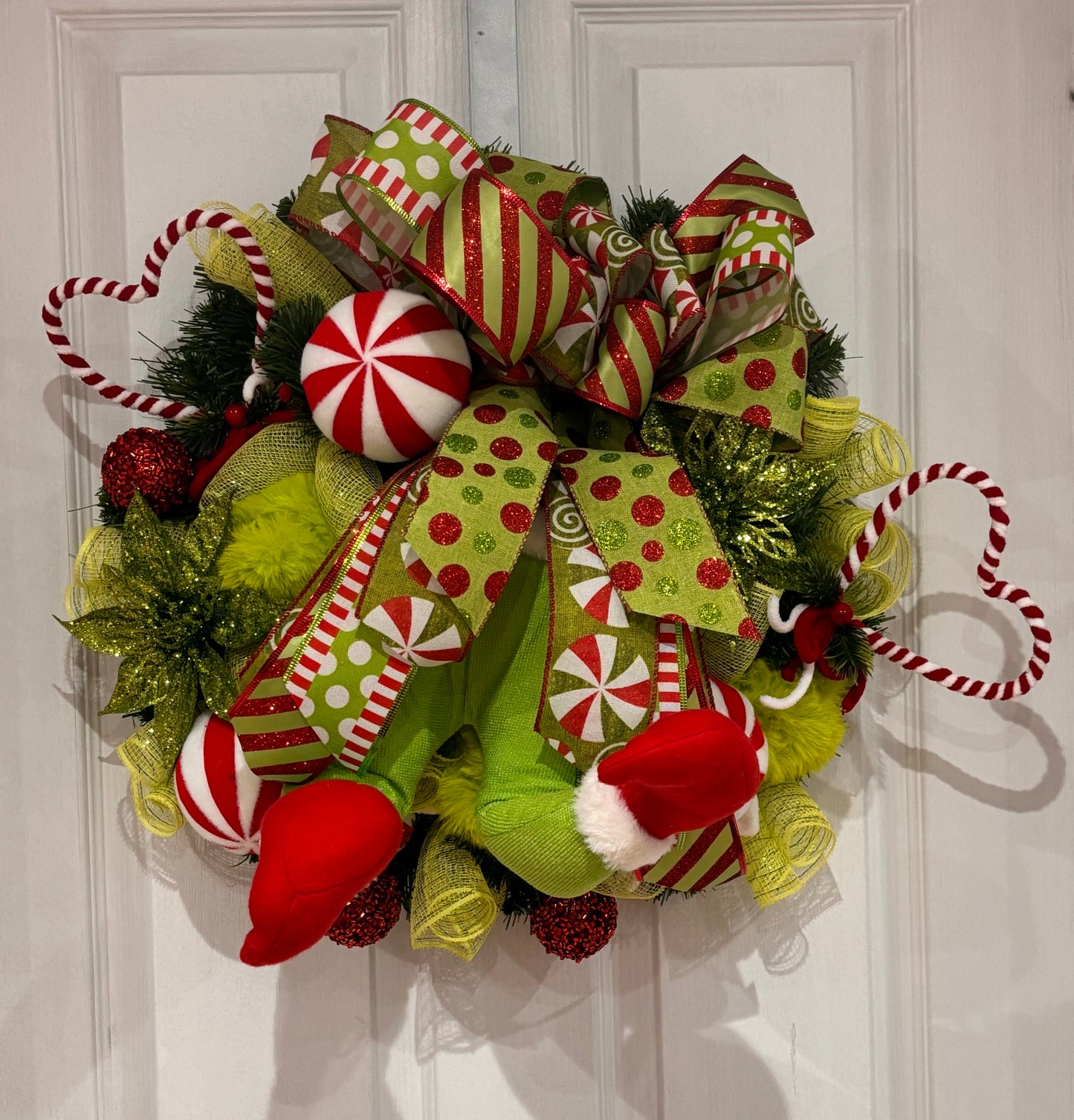 Green monster wreath