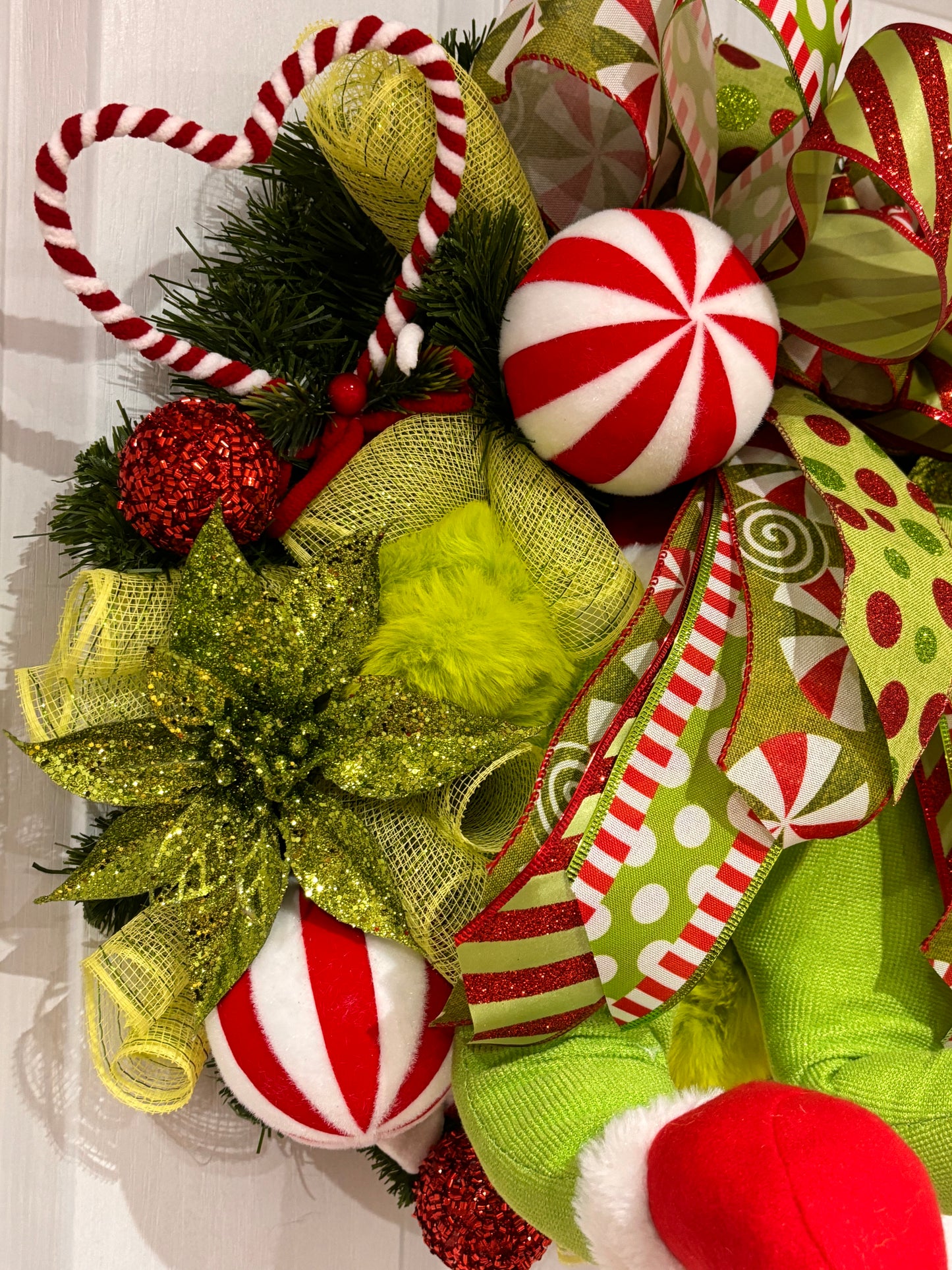 Green monster wreath