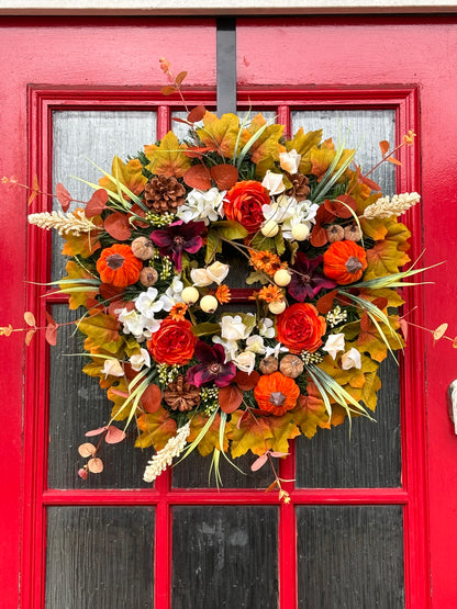 Pumpkin wreath