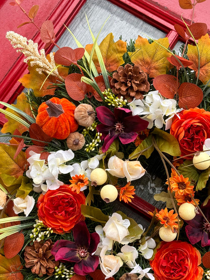 Pumpkin wreath